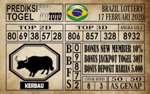 bra17 Prediksi Brazil Lottery Hari Ini