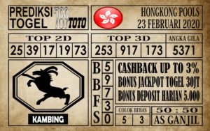 Prediksi Hongkong Pools Hari Ini