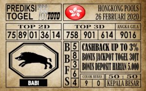 Prediksi Hongkong Pools Hari Ini