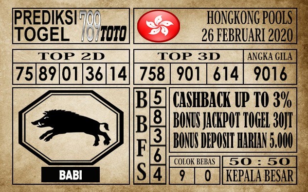 Prediksi Hongkong Pools Hari Ini