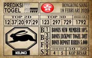 hks18 Prediksi Hongkong Siang Hari Ini