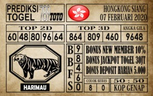 prediksi hongkong siang hari ini