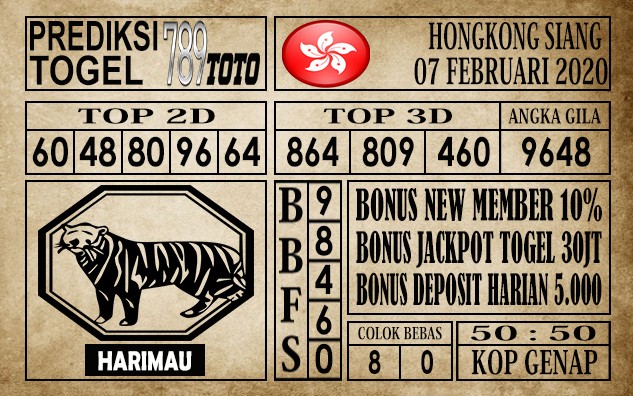 prediksi hongkong siang hari ini