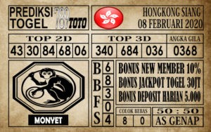 Prediksi Hongkong Siang Hari Ini
