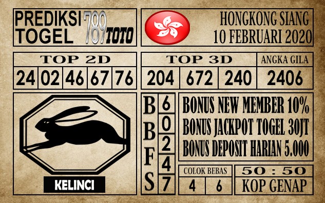 prediksi hongkong siang hari ini