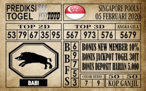 prediksi singapore pools hari ini