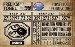 prediksi sydney pools hari ini