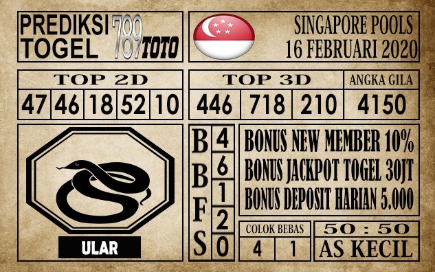 Prediksi Singapore Pools Hari Ini