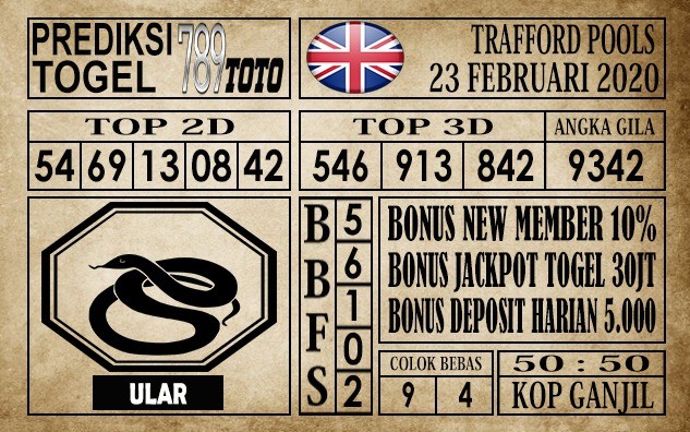 Prediksi Trafford Pools Hari Ini