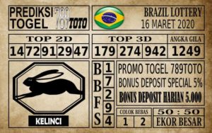 Prediksi Brazil Lottery Hari Ini 16 Mar 2020