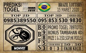 Prediksi Brazil Lottery Hari Ini 15 Mar 2020