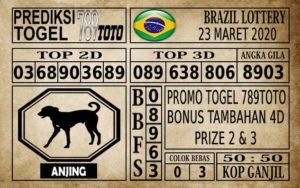 Prediksi Brazil Lottery Hari Ini 23 Mar 2020