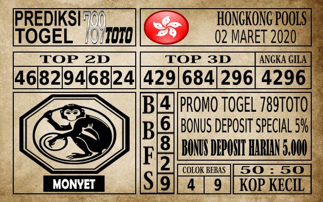 Prediksi Hongkong Pools Hari Ini 02 Mar 2020