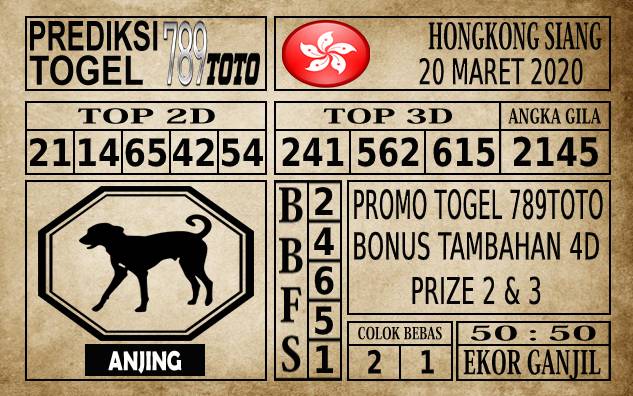 Prediksi Hongkong Siang Hari Ini 20 Mar 2020