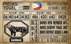 Prediksi PCSO 16 Maret 2020
