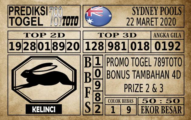 Prediksi Sydney Pools Hari Ini 22 Mar 2020