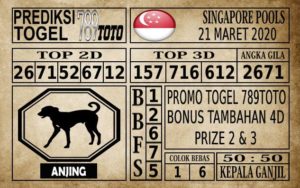 Prediksi Singapore Pools Hari ini 21 Mar 2020