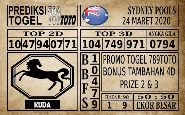 Prediksi Sydney Pools Hari Ini 24 Mar 2020