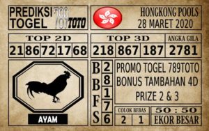 Prediksi Hongkong Pools Hari Ini 28 Mar 2020