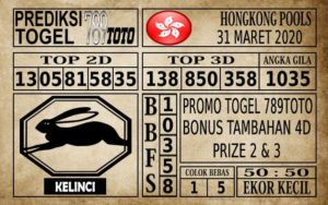 Prediksi Hongkong Pools Hari Ini 31 Mar 2020