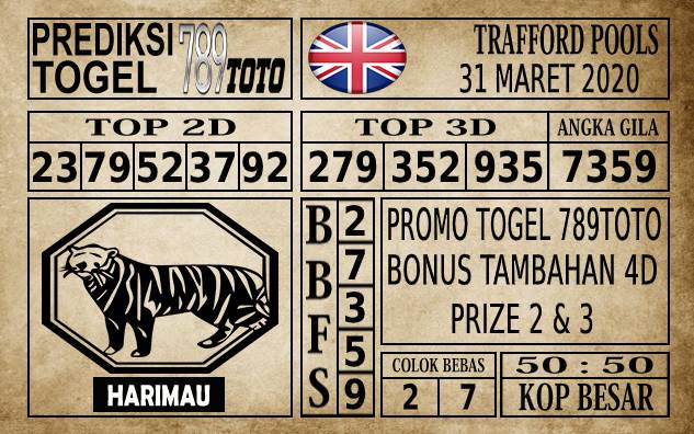 Prediksi Trafford Pools Hari Ini 31 Mar 2020
