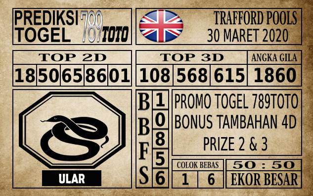 Prediksi Trafford Pools Hari Ini 30 Mar 2020