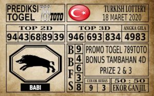 Prediksi Turkish Lottery Hari Ini 18 Mar 2020