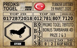 Prediksi Turkish Lottery Hari Ini 19 Mar 2020