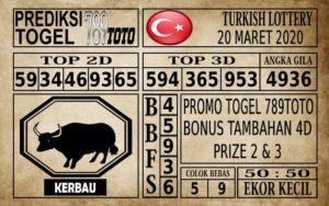 Prediksi Turkish Lottery Hari Ini 20 Mar 2020