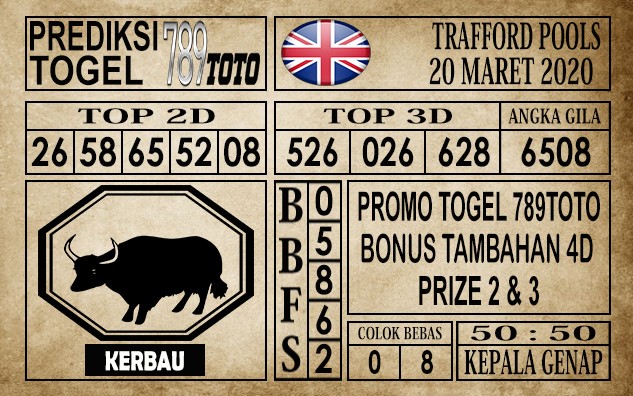 Prediksi trafford pools 20 maret 2020