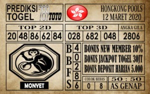 Prediksi Hongkong pools 12 Maret 2020