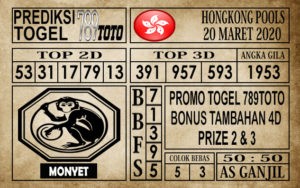 Prediksi Hongkong pools 20 Maret 2020