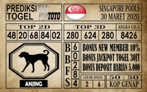 Prediksi Singapore Pools 30 Maret 2020