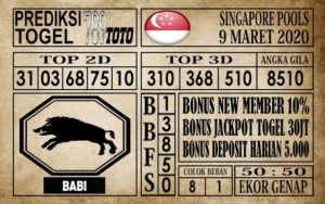 sgp09 Prediksi Singapore Pools Hari Ini