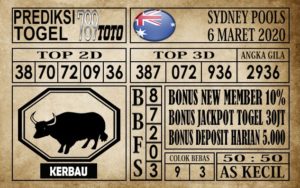 Prediksi Sydney Pools Hari Ini