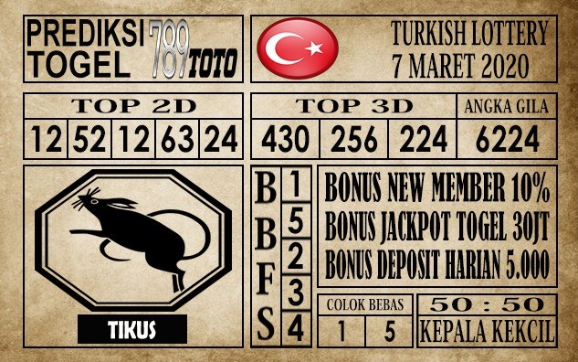 Prediksi Turkish Lottery Hari Ini