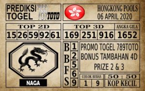 Prediksi Hongkong Pools Hari Ini 06 Apr 2020