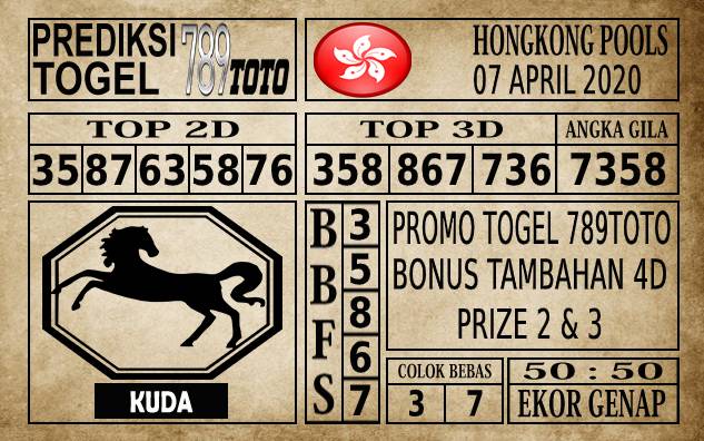Prediksi Hongkong Pools Hari Ini 07 Apr 2020