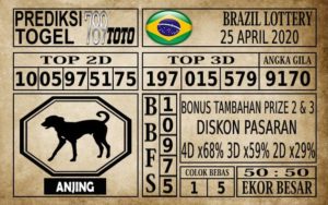 Prediksi Brazil Lottery Hari Ini 25 Apr 2020