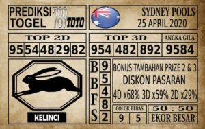 Prediksi Sydney Pools Hari Ini 25 Apr 2020 Prediksi Sydney Pools Hari Ini 25 Apr 2020