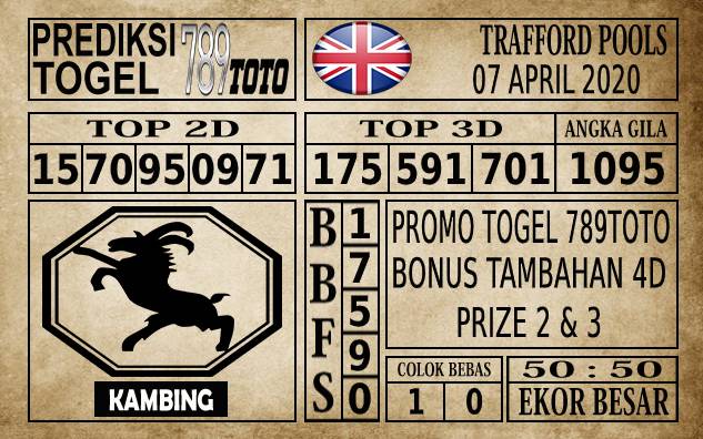Prediksi Trafford Pools Hari Ini 07 Apr 2020