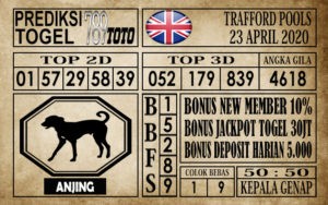 Prediksi Trafford Pools 23 April 2020