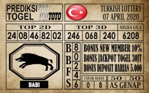 Prediksi Turkish Lottery 07 April 2020