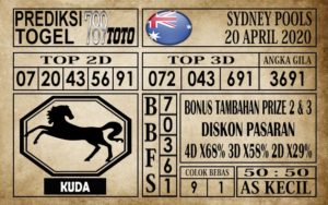 sdy20 Prediksi Sydney Pools Hari Ini