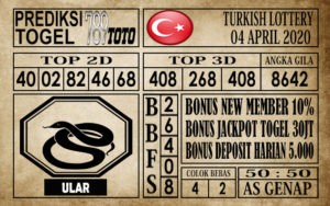 Prediksi Turkish Lottery 04 April 2020