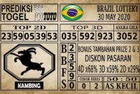 Prediksi Brazil Lottery Hari Ini 30 Mei 2020