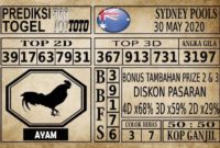 Prediksi Sydney Pools Hari Ini 30 Mei 2020 Prediksi Sydney Pools Hari Ini 30 Mei 2020