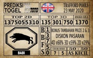 Prediksi Trafford Pools Hari Ini 23 Mei 2020