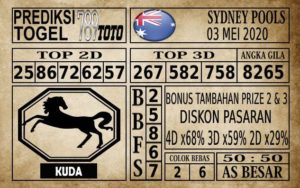 Prediksi Sydney Pools Hari Ini 03 Mei 2020 Prediksi Sydney Pools Hari Ini 03 Mei 2020