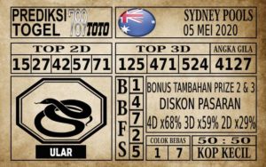 Prediksi Sydney Pools Hari Ini 05 Mei 2020 Prediksi Sydney Pools Hari Ini 05 Mei 2020